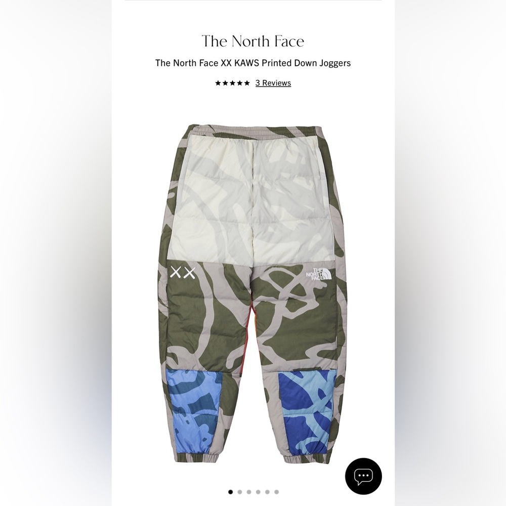 The North Face The North Face XX KAWS Printed Down Joggers